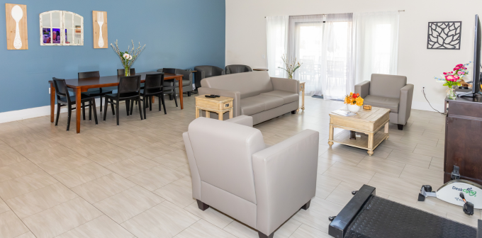 Empty Westwood Living Room